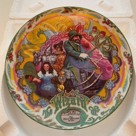 COMPLETE SET: Wizard of Oz Musical Moments Collector's Plates (8 plates) - Picture 10 of 16